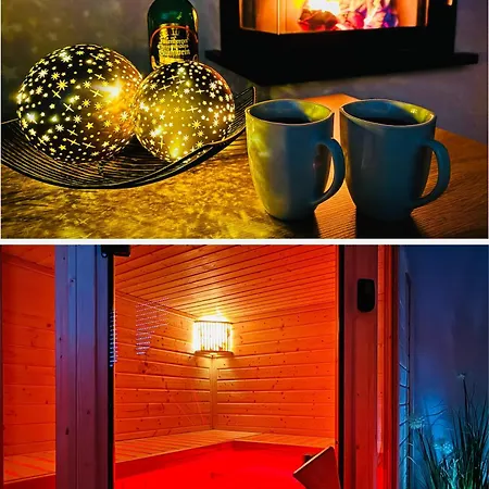 Ferienhaus 8 Personen ,,seegelblick Am Goitzschesee, Erste Reihe Am Mit Sauna, Kamin, Wallbox&sup